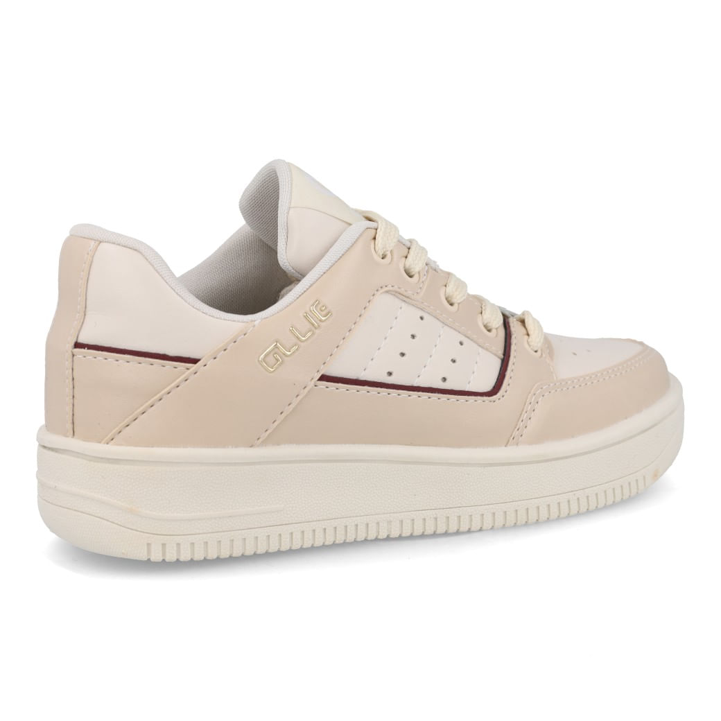 Ollie Tenis BLISS-458 Bege Marsala Sint_6__